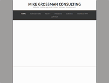 Tablet Screenshot of mikegrossmanconsulting.com